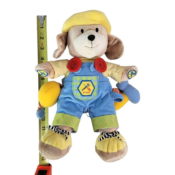Carter's Interactive Musical Dog Plush Carpenter Tool Construction Sensory 2005 - Picture 10 of 11